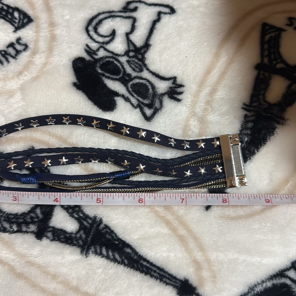 NWT Torrid Blue Star American Bracelet Size 3/4 Magnetic Closure - Picture 8 of 8